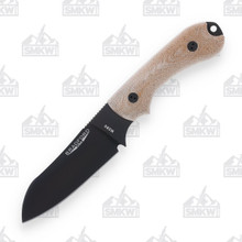 Bradford Guardian 3 Fixed Blade Knife Natural Micarta 3D Sheepsfoot