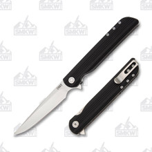 CRKT LCK Plus Large 3.62" Satin 8Cr13MoV Drop Point Black GRN CR3810