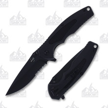 Boker Plus Gemini NGA Assisted Black 3.54in PS Drop Point Blade BK01BO506