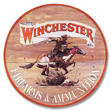 Winchester - Express Round Tin Sign