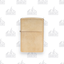 Zippo Tumbled Brass Lighter