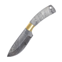 4 Inch Damascus Skinner Blade Blank Full Tang for Custom Knives BL146D