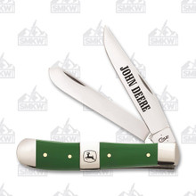 Case John Deere Green Synthetic Trapper Folding Knife