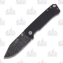 Boker Tiger Folding Knife 3.35in Plain Dual Burlap Micarta Stonewash Stainless BK111103DAM