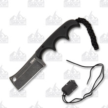 CRKT Minimalist Fixed Blade Knife Cleaver Blackout