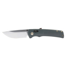 SOG Flash AT Urban Gray Folding Knife 3.45in Drop Point Satin Blade