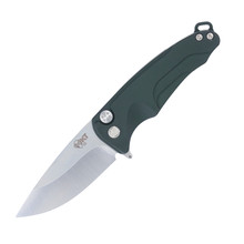 Medford Smooth Criminal Folding Knife Tumbled/Green and Satin MK039STQTSCS