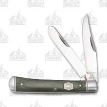 Rough Ryder Classic Micarta Trapper Folding Knife RR1990