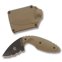 KA-BAR TDI Law Enforcement Fixed Blade Knife (Black Blade | Coyote Brown)