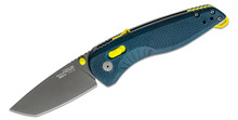 SOG Aegis AT Indigo and Acid Yellow Folding Knife 3.13in Tanto Blade