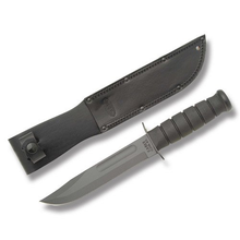KA-BAR Fixed Blade Fighting Knife with Leather Sheath