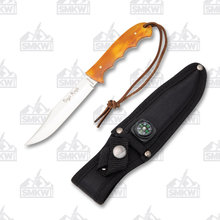 Red Ryder Amber Smooth Bone Boys Knife RR2
