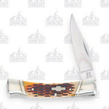 Rough Ryder Lockback Folding Knife Brown Jigged Bone RR081