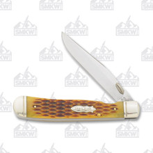 Rough Ryder Little Lookout Purple Smooth Bone Trapper Folding Knife