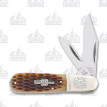 Rough Ryder Brown Jigged Bone Barlow Folding Knife