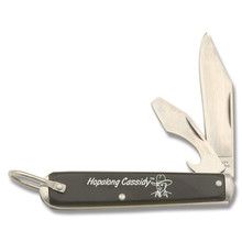 Novelty Knife Co. Hopalong Cassidy 2.37in Clip Point Folding Knife