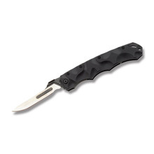 Havalon Piranta Black Stag Folding Knife