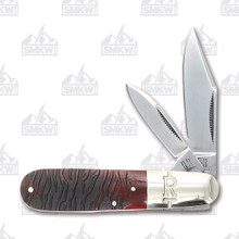 Rough Ryder Tiger Stripe Barlow Folding Knife