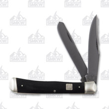 Rough Ryder Black G-10 Trapper Folding Knife