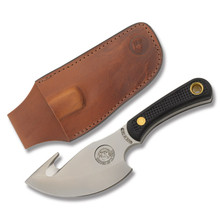 Knives of Alaska Light Hunter 3.5In. D2 Steel Guthook Blade-Black SureGrip Handles KOA00010FG
