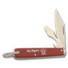 Novelty Knife Co. Roy Rogers 2.37in Clip Point Blade Folding Knife