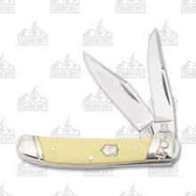 Rough Ryder Yellow Synthetic Copperhead Folding Knife
