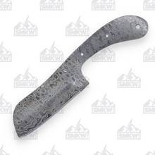 7.5&quot; Damascus Santoku Blade Blank