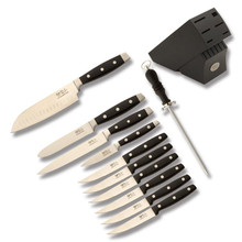 Bubba 7pc Kitchen Knife Block Set - Smoky Mountain Knife Works