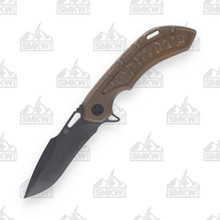 Olamic Wayfarer 247 Folding Knife T690-H Kinetic Earth Bronze Seabed