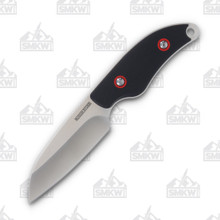 Rough Ryder Code Red Black Bear Fixed Blade Knife