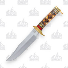 Frost Cutlery Chipaway Classic Falcon Torched Bone Bowie Knife