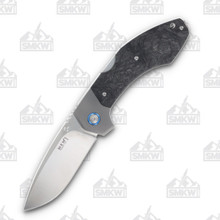 MKM Hero Folding Knife Lockback 3.75in Drop Point Carbon Fiber MKHRCFT