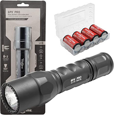 Surefire 6PX Pro 600 Lumens Black - Smoky Mountain Knife Works