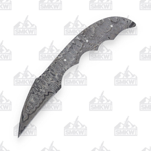 HHH Damascus Blade Blank with Guard