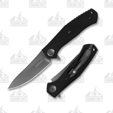 Kershaw Concierge Folding Knife 3.25 Inch Plain Gray Drop Point