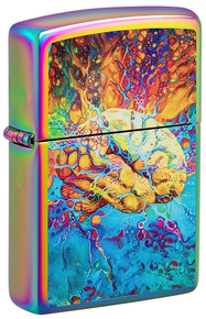Zippo Psycheldelic Brain Multi Color Lighter