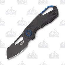 MKM Isonzo Voxnaes Folding Knife 1.93in Cleaver Black FRN