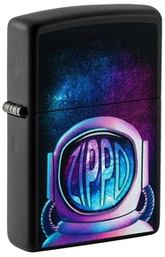 Zippo Astronaut Black Matte Lighter ZP49773