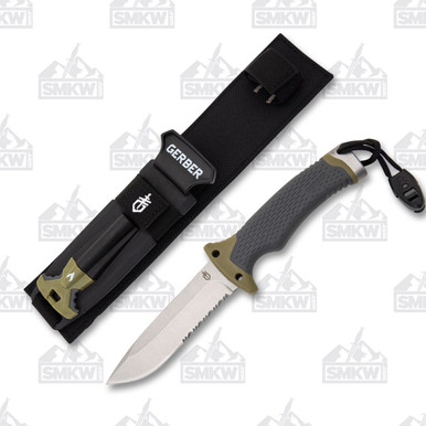 Gerber Ultimate Survival Knife (Satin) 30-001829 - Blade HQ