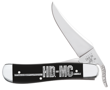 Case Harley-Davidson Black Composition Handle RussLock Folding