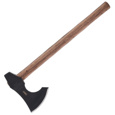 ミリタリー調チェスト「Attack☆King」【送料無料】 CRKT Berserker Bearded Camp Axe Brown Tennessee Hickory 19in