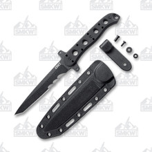 CRKT M16-13FX 4.64in Part Serrated Black Powder Coated Tanto CRM1613FX