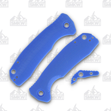 Honey Badger Large G-10 Blue Handle Set