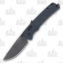 SOG Flash AT Urban Gray Folding Knife 3.45in Black Drop Point Blade