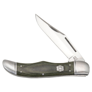 Rough Ryder Classic Micarta Folding Hunter RR1994 - Smoky Mountain