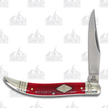 Rough Ryder Bolster Lock Red Jigged Bone Toothpick Folding Knife