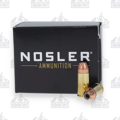 Nosler 51286 Match Grade 9mm Luger 124 gr Jacketed Hollow Point