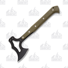 Hogue EX-T01 Tomahawk - Black Finish - OD Green G10 - 14.12in HG35778