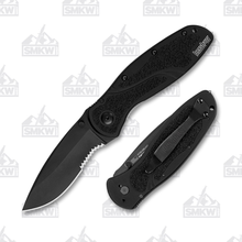 Kershaw Blur Glassbreaker Assisted Folding Knife 3.4in PS Black Blade KS1670GBBLKS