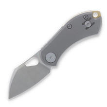GiantMouse Ace Nibbler Folding Knife Titanium 2in Satin Wharncliffe GMACENIBTI